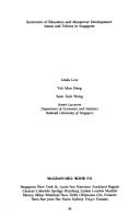 Economics of education and manpower development