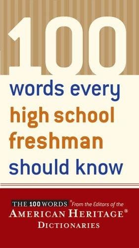 100 words every high school freshman should know