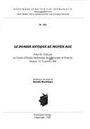 Le Roman antique au Moyen Age