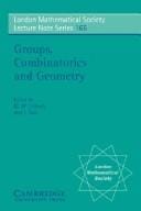 Groups, combinatorics & geometry