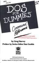 DOS for dummies command reference