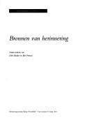 Bronnen van herinnering