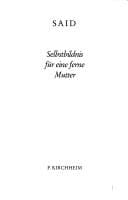 Selbstbildnis für eine ferne Mutter