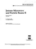 Intense microwave and particle beams II