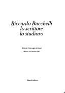 Riccardo Bacchelli