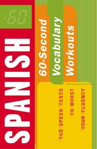 Spanish 60-second vocabulary workouts