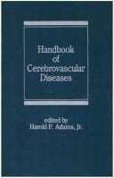 Handbook of cerebrovascular diseases