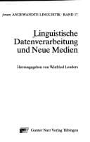Linguistische Datenverarbeitung und neue Medien