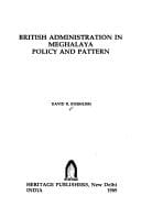 British administration in Meghalaya