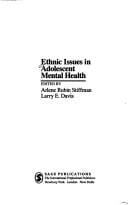 Ethnic issues in adolescent mental health