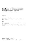 Analysis of microelectronic materials and devices