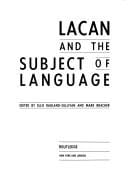 Lacan and the subject of language