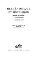 Herméneutique et ontologie