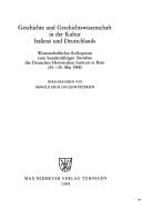 Geschichte und Geschichtswissenschaft in der Kultur Italiens und Deutschlands