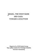 Israel, the West Bank, and Gaza