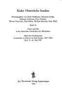 Nord Und Sud in Der Deutschen Geschichte Des Mittelalters: Akten Des Kolloquiums, Veranstaltet Zu Ehren Von Karl Jordan an Der ... (Kieler Historische Studien) (German Edition)