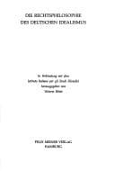 Die Rechtsphilosophie des deutschen Idealismus