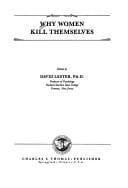 Why women kill themselves