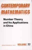 Number theory and its applications in China