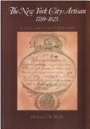 The New York City artisan 1789-1825