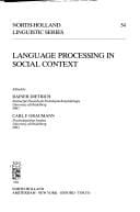 Language processing in social context