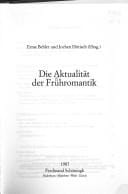 Die Aktualität der Frühromantik