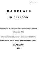 Rabelais in Glascow