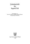 Gedenkschrift für Ingerid Dal