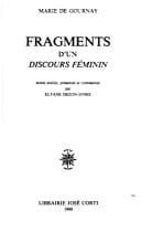 Fragments d'un discours féminin