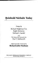 Reinhold Niebuhr today