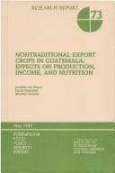 Nontraditional export crops in Guatemala
