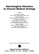 Psychological disorders in general medical settings