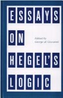 Essays on Hegel's Logic