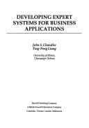 Developing expert systems for business applications