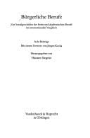 Bürgerliche Berufe