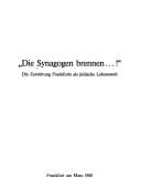 Die Synagogen brennen-- !