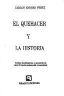 El quehacer y la historia
