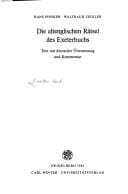 Diea ltenglischen Rätsel des Exeterbuchs
