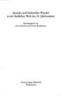 Sozialer und kultureller Wandel in der ländlichen Welt des 18. Jahrhunderts
