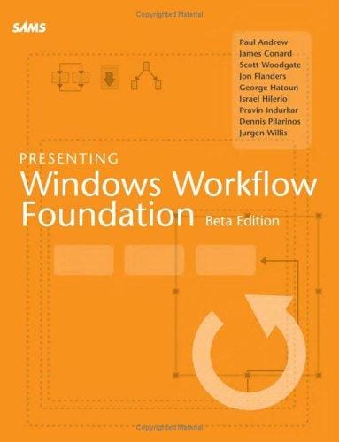 Presenting Windows workflow foundation