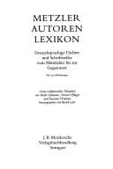 Metzler Autoren Lexikon