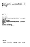 Immigrant Associations in Europe (Studies in European Migration, Vol 1)