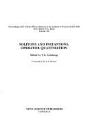 Solitons and instantons, operator quantization