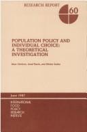 Population policy and individual choice