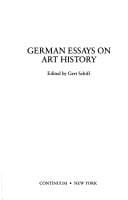 German essays on art history