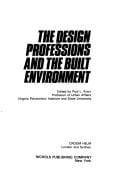 The Design professions and the built environment