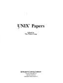 UNIX papers