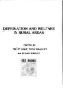 Deprivation and welfare in rural areas