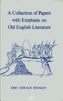 A collection of papers with emphasis on Old English literature