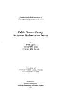 Public finances during the Korean modernization process